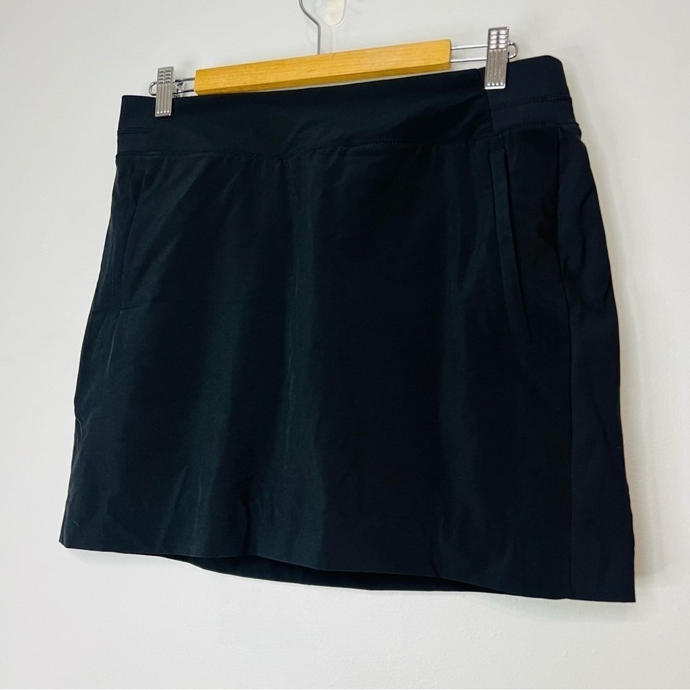 ATHLETA Brooklyn black ATHLETA mini skort skirt size 12 - Picture 2 of 5